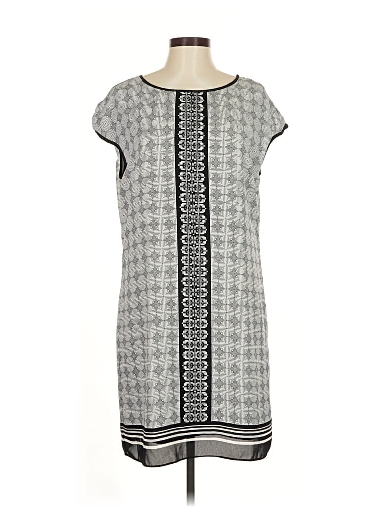 Pre-owned Max Studio Casual Dress In Gray