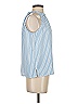 Vince Camuto 100% Polyester Blue Sleeveless Blouse Size XS - photo 4