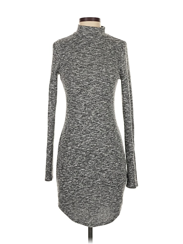 Pre-owned Express Casual Dress In Gray