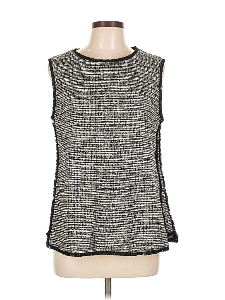 Pre-owned Banana Republic Sleeveless Blouse In Silver