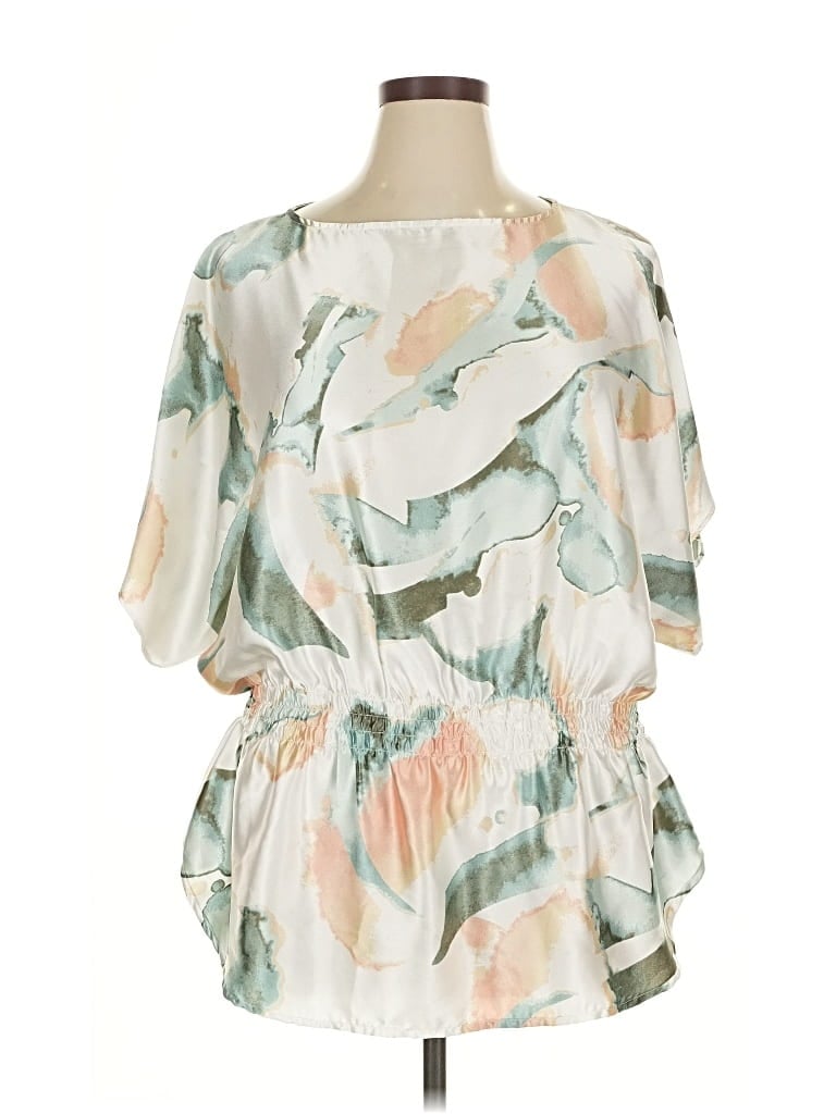 Pre-owned Calvin Klein Jeans Est.1978 Calvin Klein Jeans 3/4 Sleeve Blouse In White