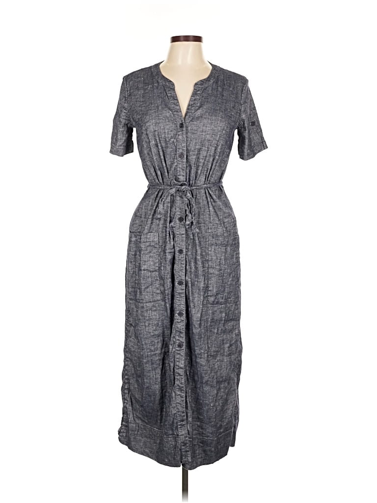 Pre-owned Theory Casual Dress In Gray