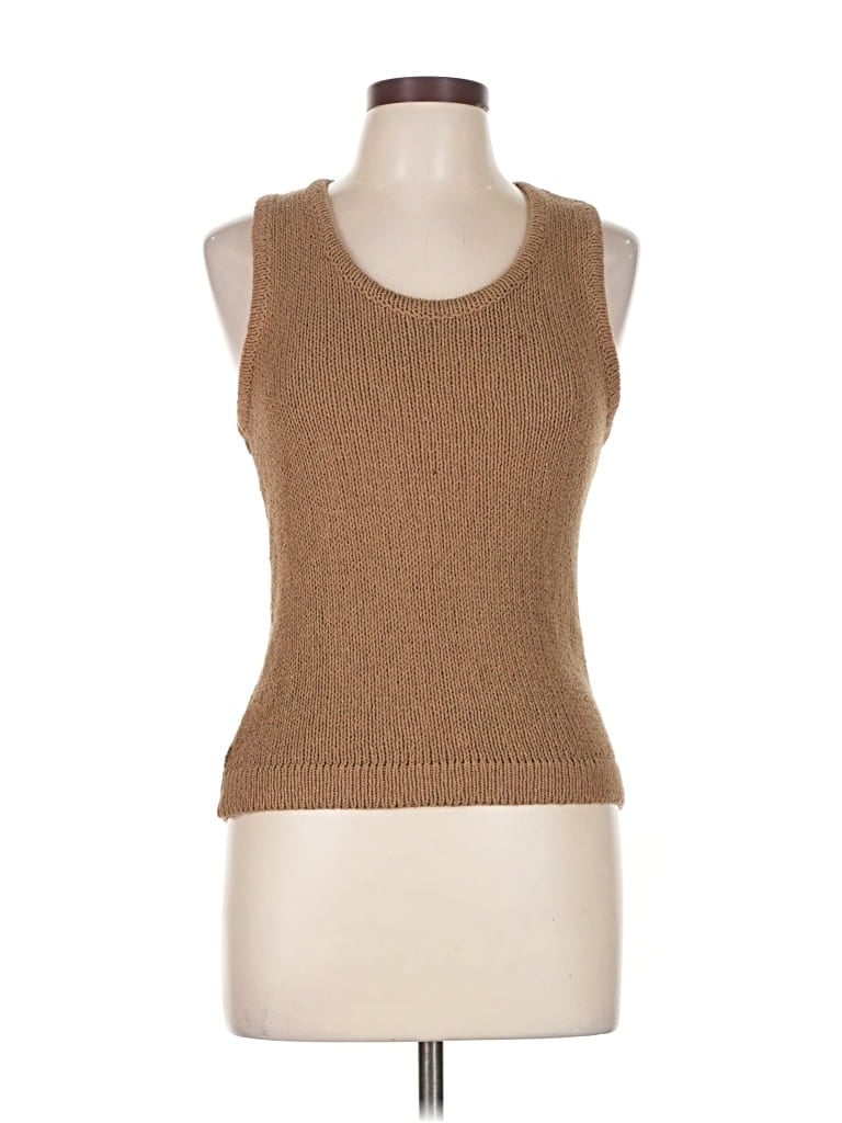 Pre-owned Agnès B. Sweater Vest In Brown