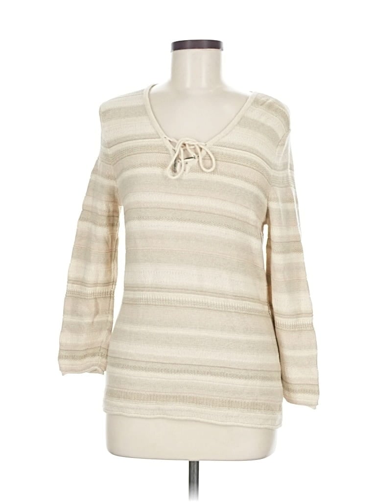 Pre-owned Lauren Jeans Co. Pullover Sweater In White