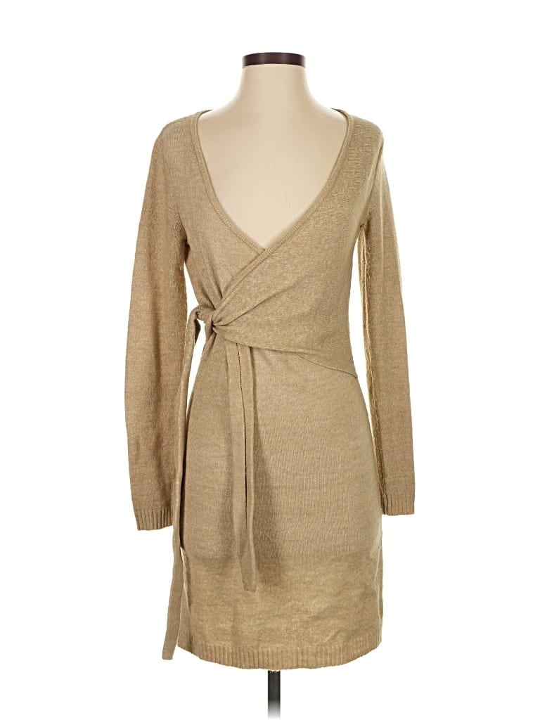 Pre-owned Lpa Casual Dress In Brown