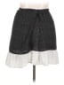 Q&A 100% Polyester Polka Dots Black Casual Skirt Size XL - photo 2