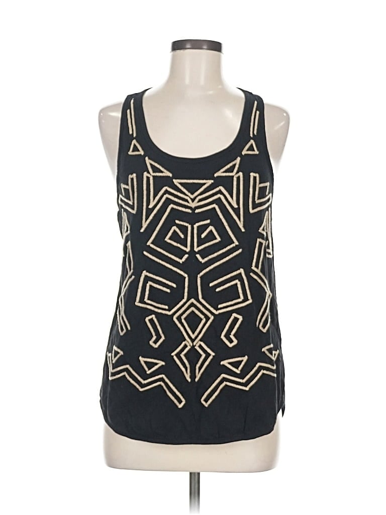 Pre-owned Lucky Brand Tank Top Gold Square Neckline Tops