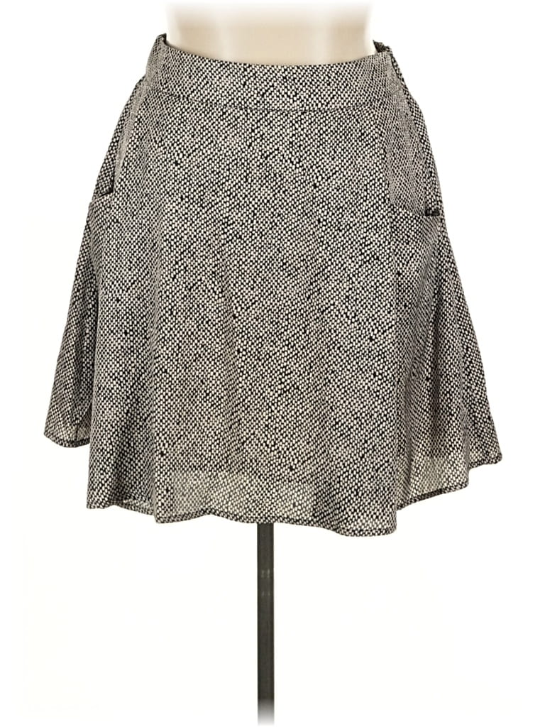 Pre-owned Ranna Gill Casual Skirt In Gray