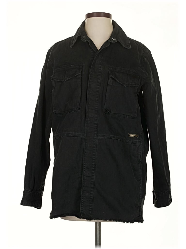 Pre-owned Superdry Jacket In Black
