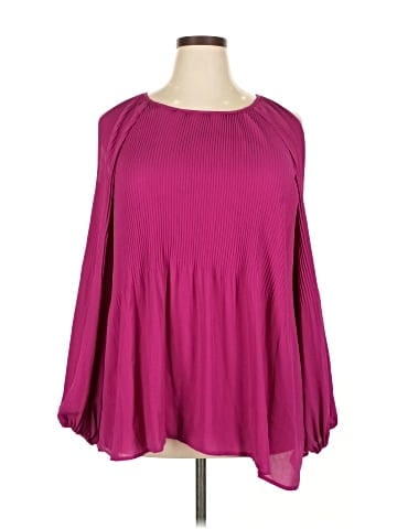 B Collection by Bobeau Long Sleeve Blouse (view 1)