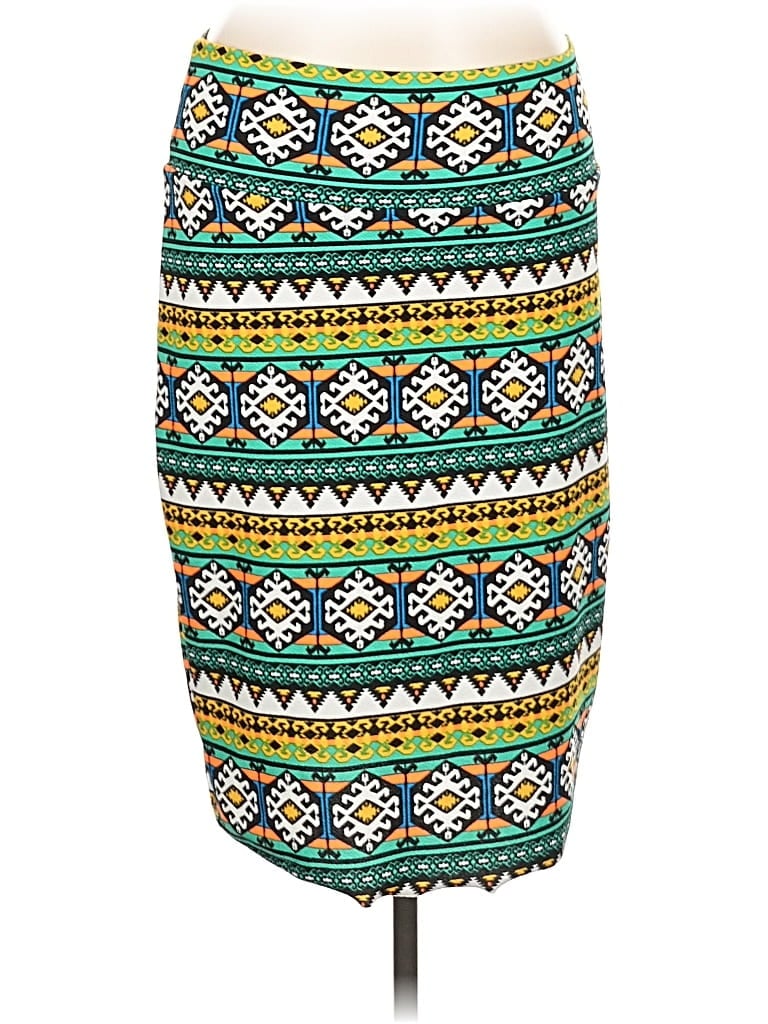 Pre-owned Lularoe Casual Skirt In Blue