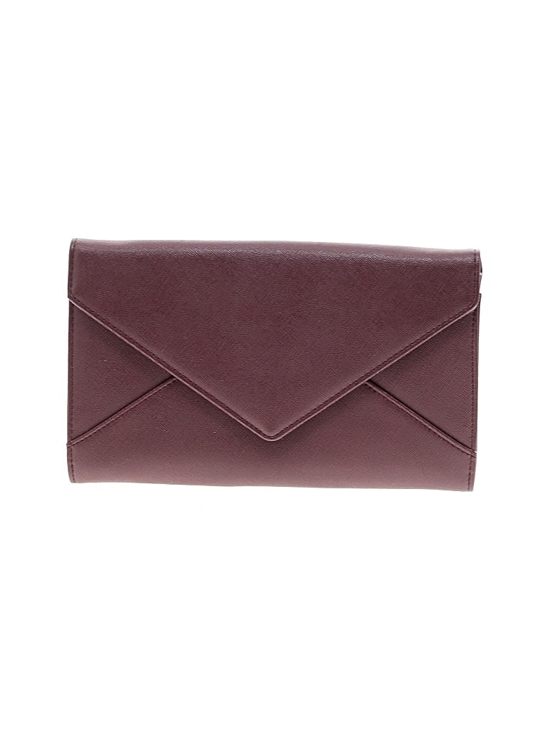 Pre-owned Unbranded Clutch In Burgundy