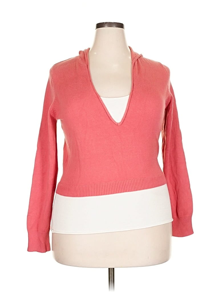 Pre-owned Maurices Pullover Sweater In Pink