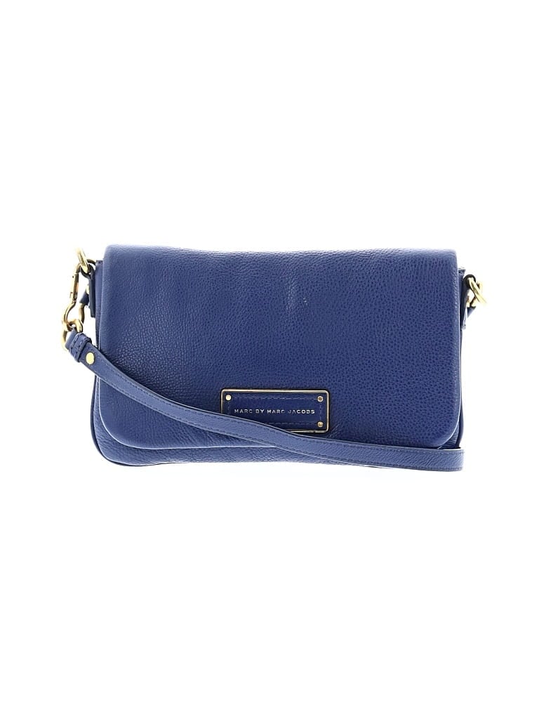 Pre-owned Marc By Marc Jacobs Leather Crossbody Bag In Blue