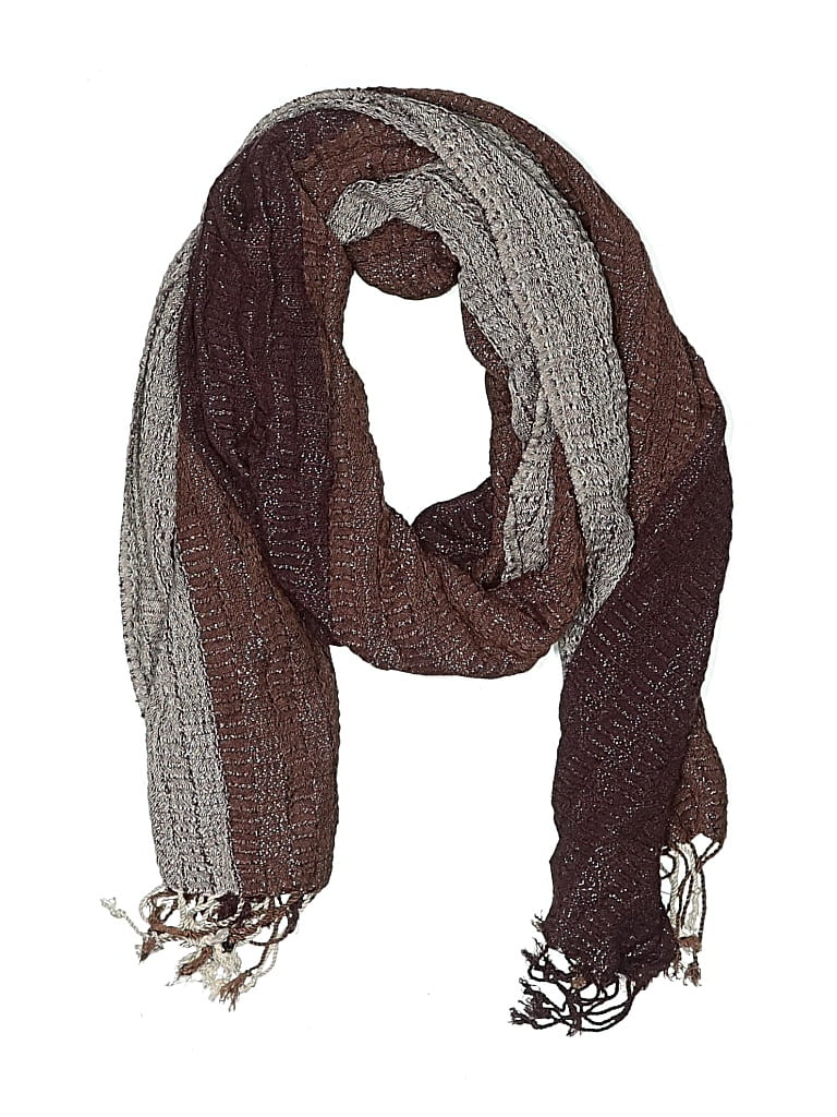 Pre-owned Unbranded Scarf In Burgundy