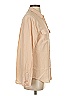 Equipment Color Block Tan Long Sleeve Blouse Size S - photo 4