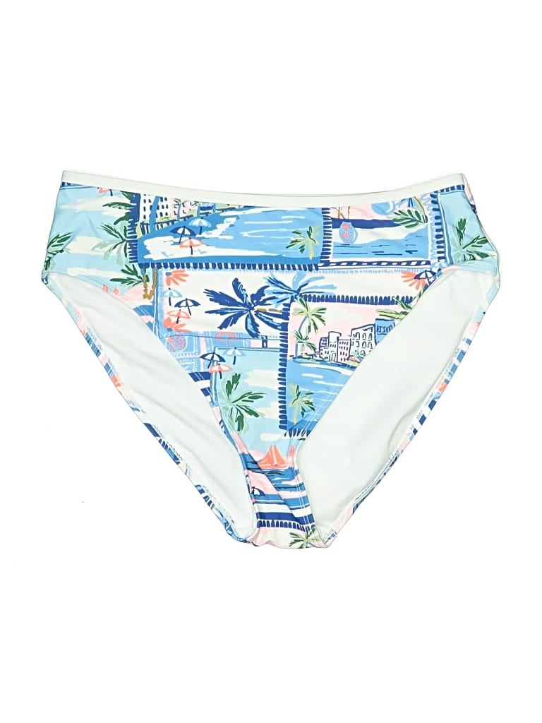 Pre-owned Time And Tru Swimsuit Bottoms In Blue