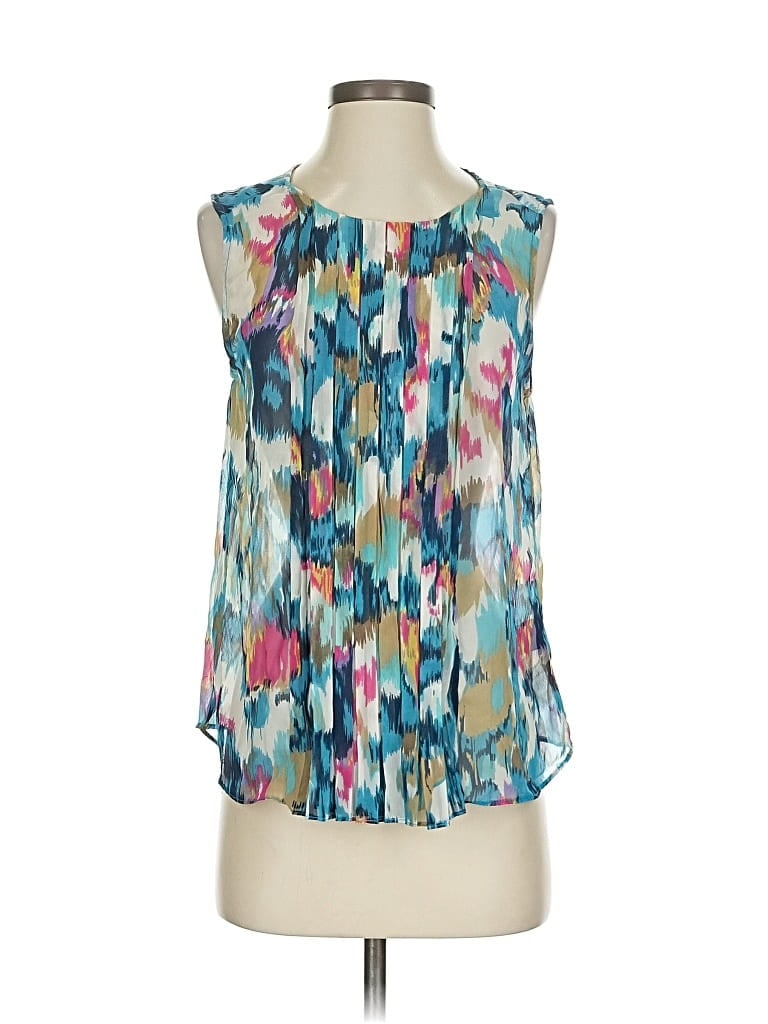 Pre-owned W118 By Walter Baker Sleeveless Blouse In Blue