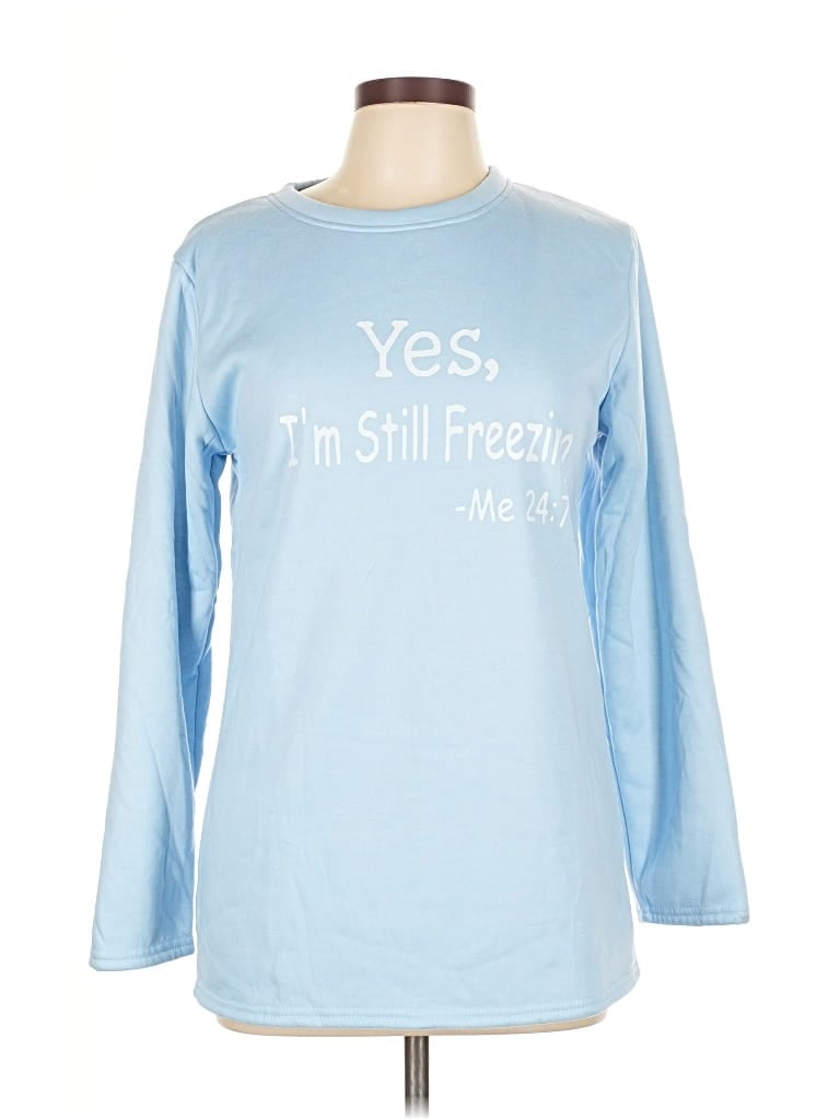 Pre-owned Unbranded Sweatshirt In Blue