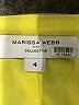 Marissa Webb Collective 100% Polyester Yellow Sleeveless Blouse Size 4 - photo 6