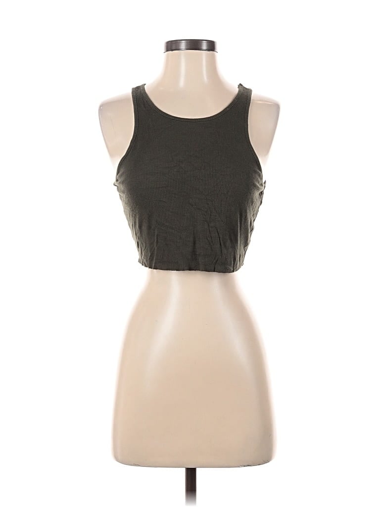 Pre-owned Intimately By Free People Tank Top Gray Halter Neckline Tops