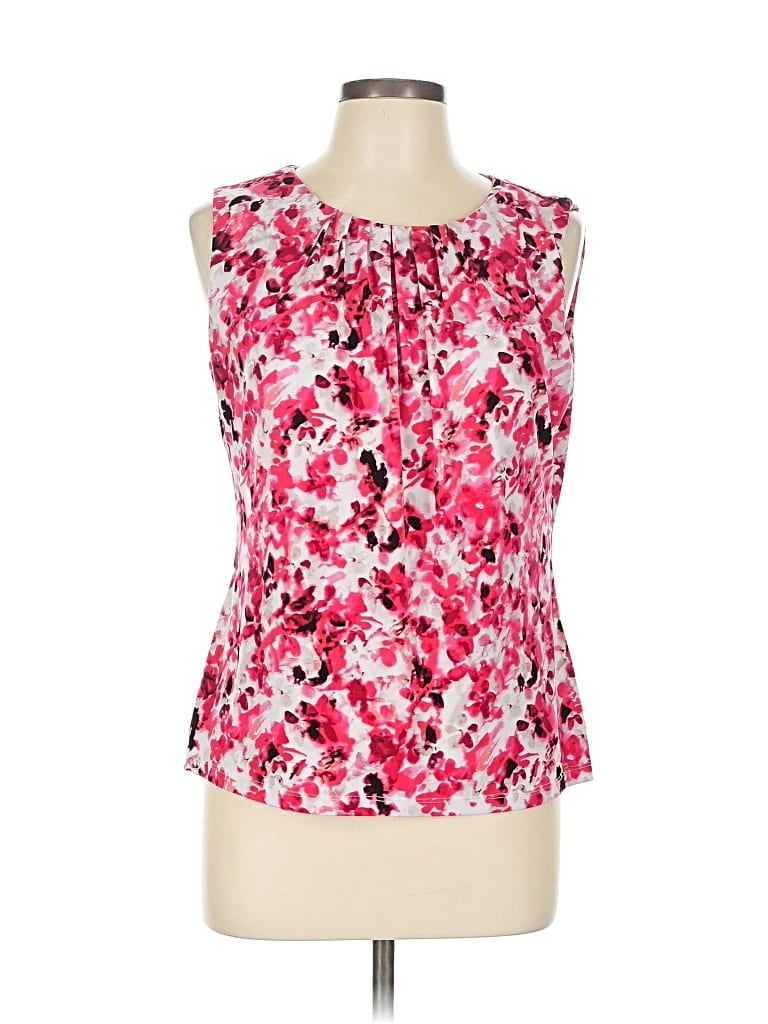 Pre-owned Calvin Klein Sleeveless Blouse In Pink