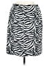Vertigo Paris 100% Polyester Animal Print White Black Casual Skirt Size 6 - photo 2