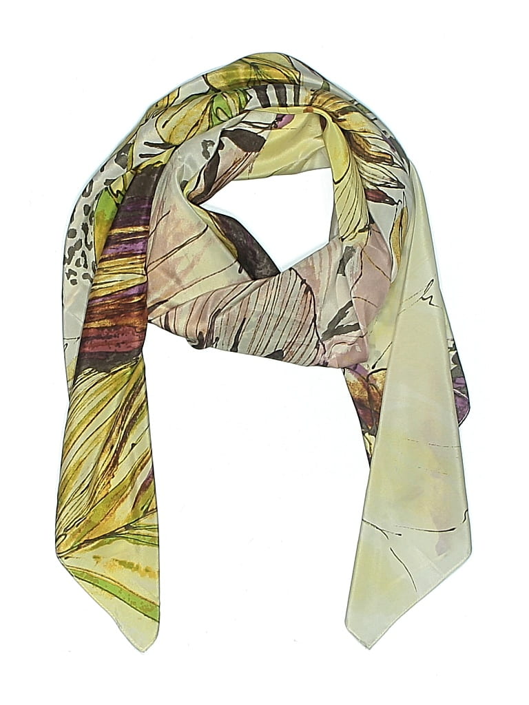 Pre-owned Unbranded Scarf In Yellow