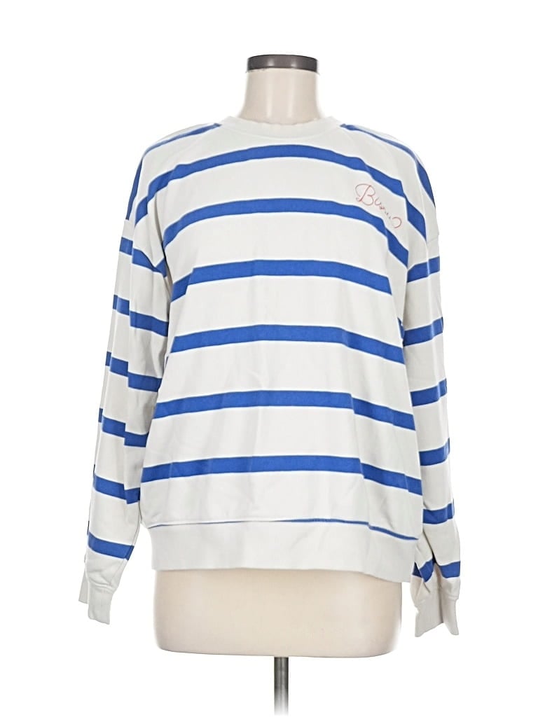 Pre-owned H&m Pullover Sweater In White