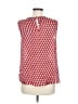 Preston & York 100% Polyester Red Sleeveless Blouse Size M - photo 2