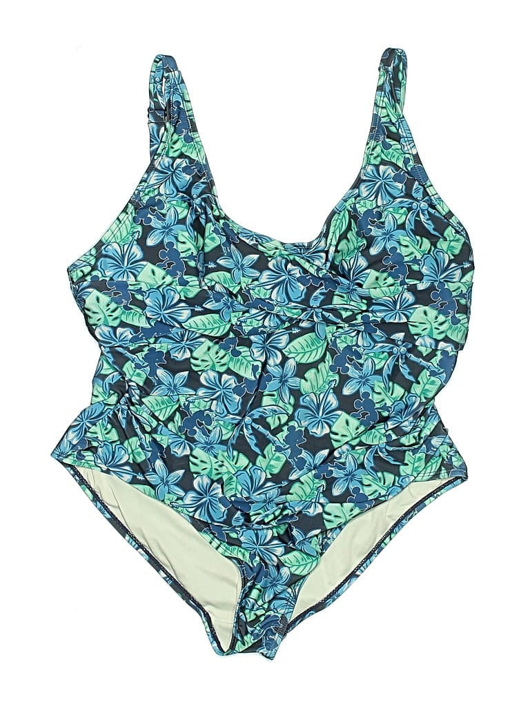 Pre-owned Disney One Piece Swimsuit In Blue