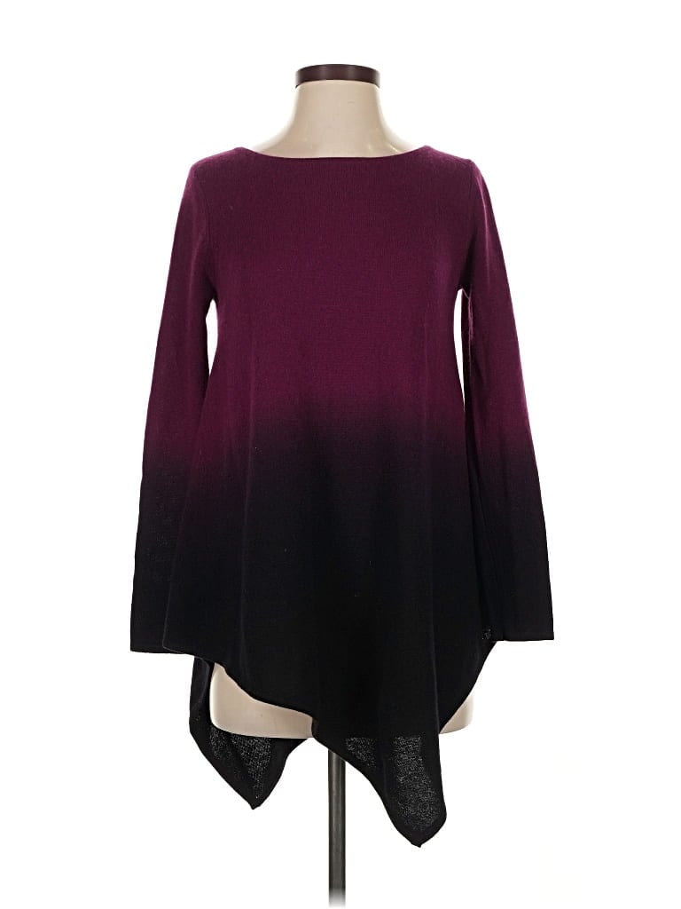 Pre-owned Neiman Marcus Pullover Sweater In Burgundy