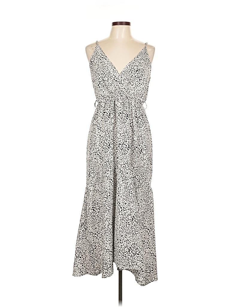 Pre-owned Cupshe Casual Dress In Silver