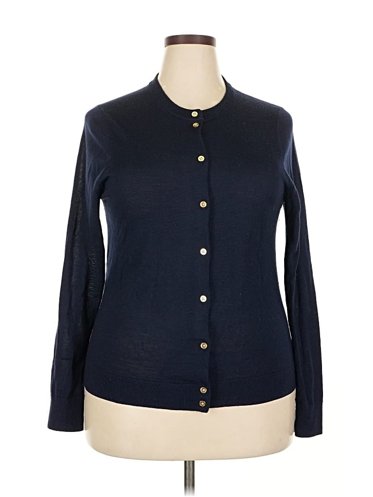 Pre-owned J.crew Mercantile Cardigan Sweater In Blue