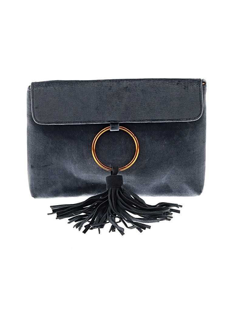 Pre-owned Street Level Clutch In Blue