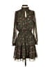 Drew 100% Polyester Floral Green Casual Dress Size S - photo 1