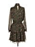 Drew 100% Polyester Floral Green Casual Dress Size S - photo 2