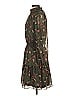 Drew 100% Polyester Floral Green Casual Dress Size S - photo 5