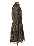 Drew 100% Polyester Floral Green Casual Dress Size S - photo 4