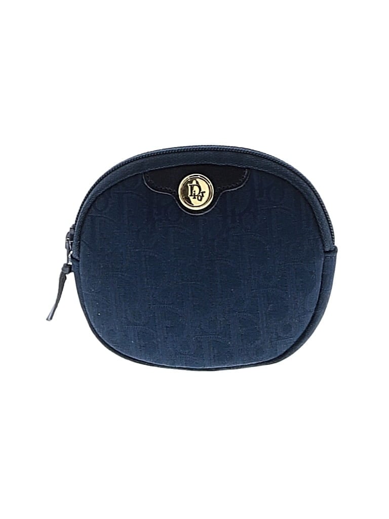 Pre-owned Dior Coin Purse In Blue