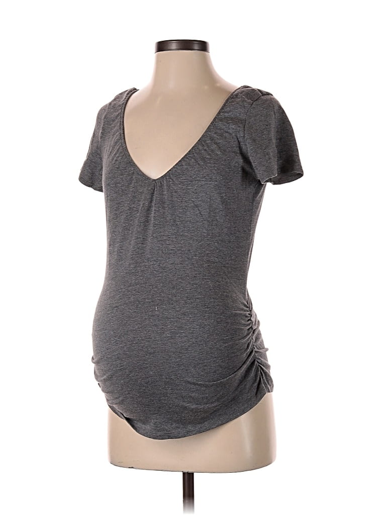 Pre-owned Motherhood Short Sleeve T-shirt In Gray