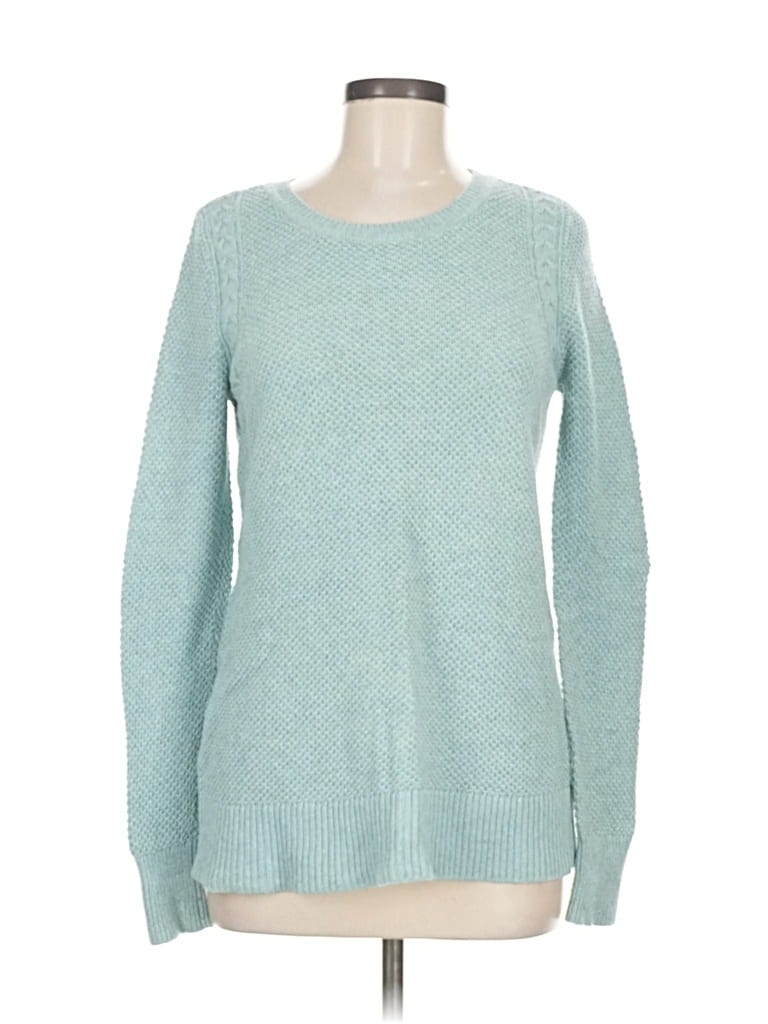 Pre-owned Ann Taylor Loft Pullover Sweater In Blue