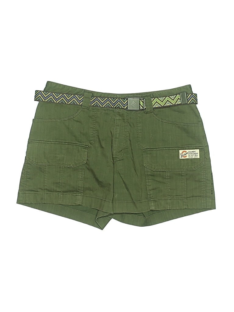 Pre-owned Columbia Cargo Shorts In Green