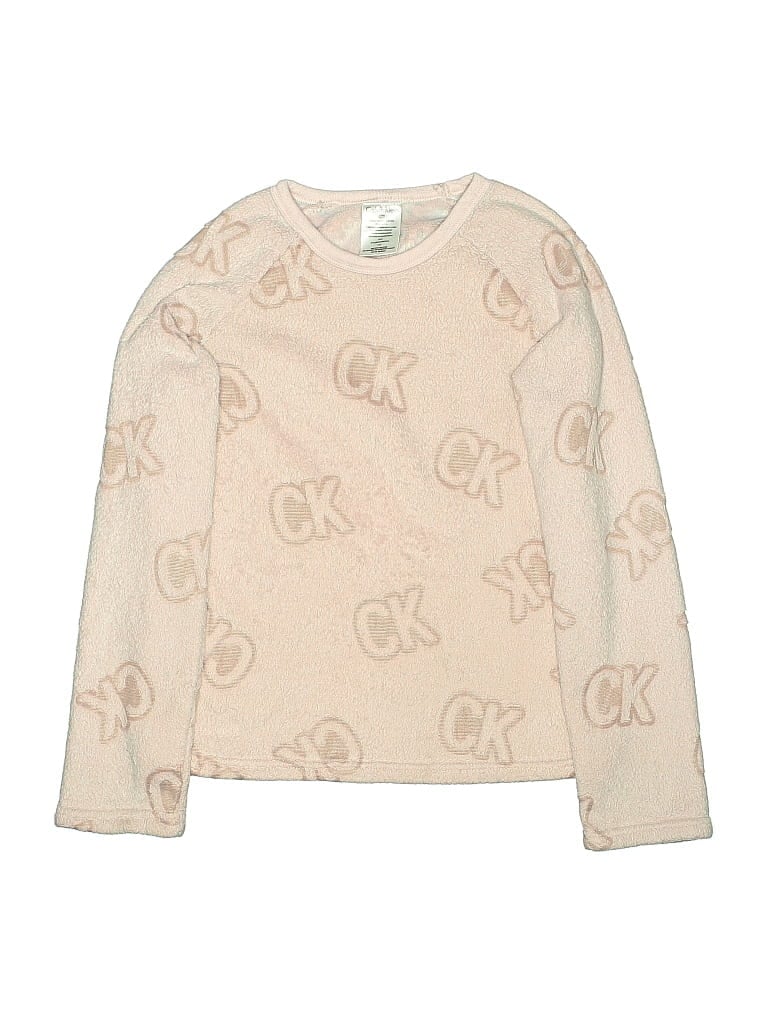 Pre-owned Calvin Klein Kids' Pullover Sweater In White