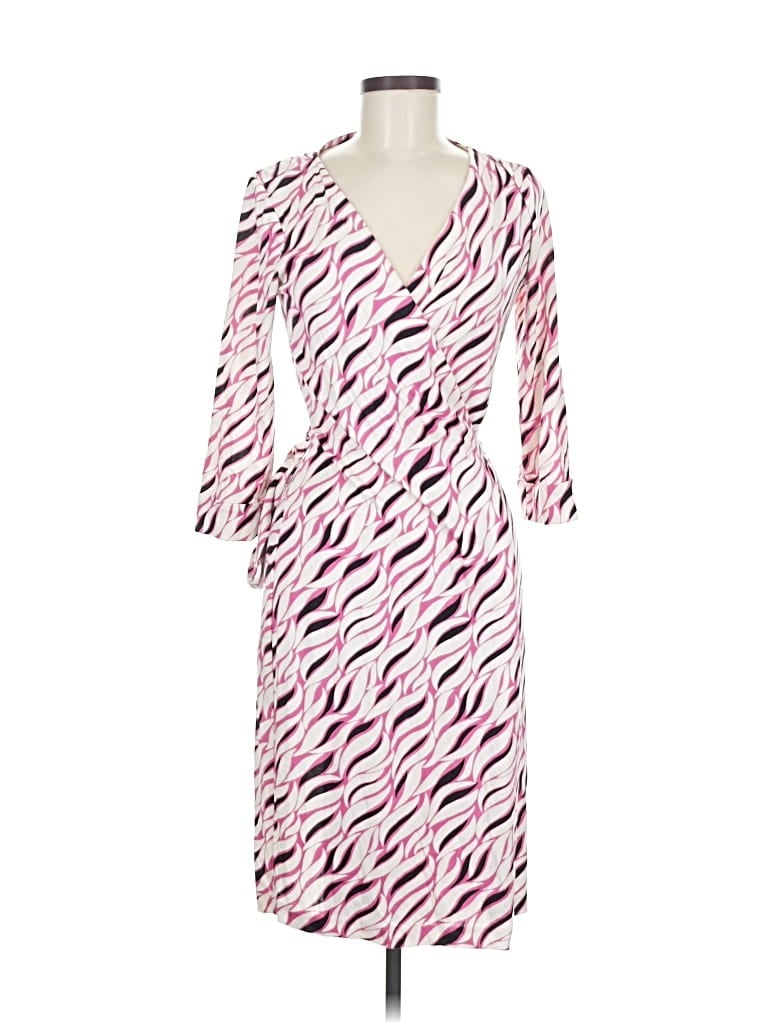 Pre-owned Diane Von Furstenberg Cocktail Dress In Pink
