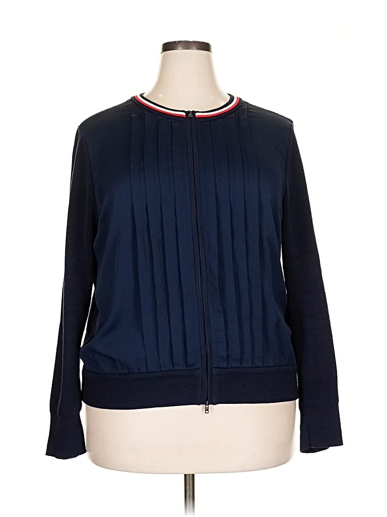 Pre-owned Tommy Hilfiger Track Jacket In Blue