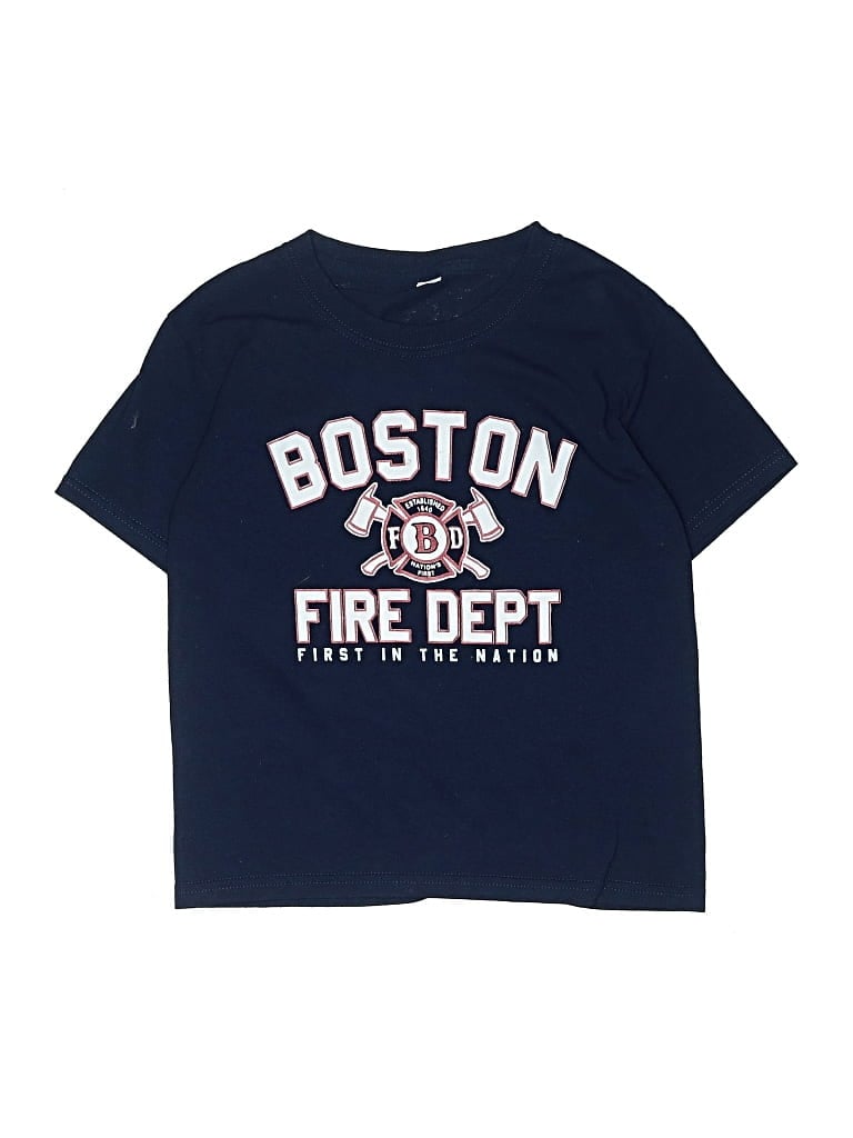 Pre-owned Unbranded Kids' Short Sleeve T-shirt In Blue