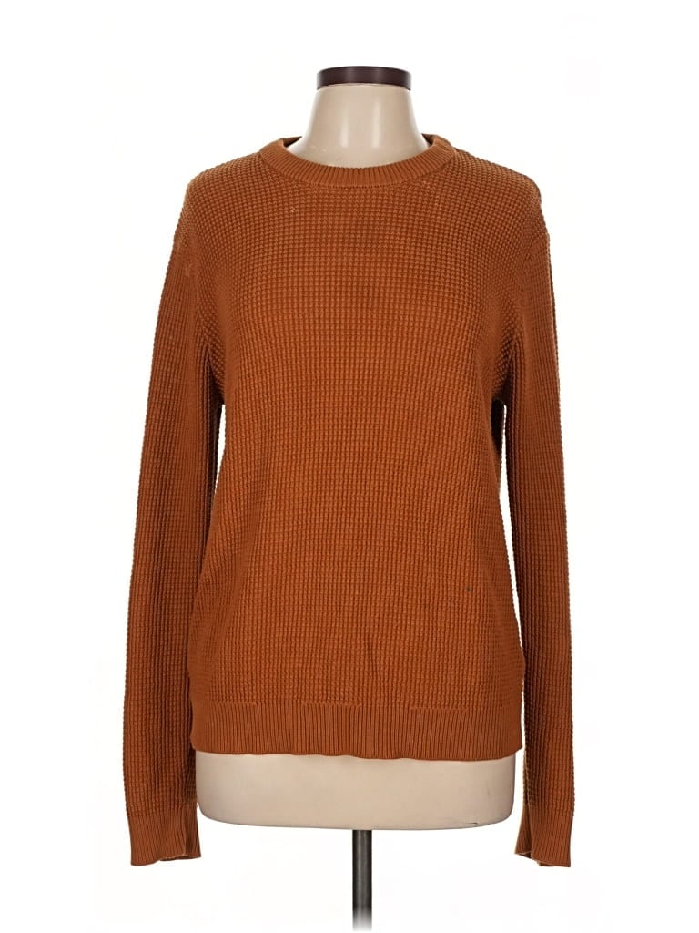 Pre-owned H&m Pullover Sweater In Brown