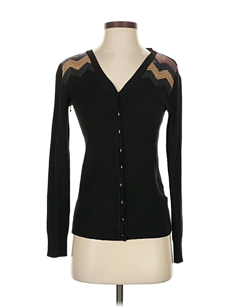 Pre-owned Geegee Cardigan Sweater In Black