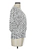 MICHAEL Michael Kors 100% Viscose Polka Dots White Short Sleeve Blouse Size M - photo 4